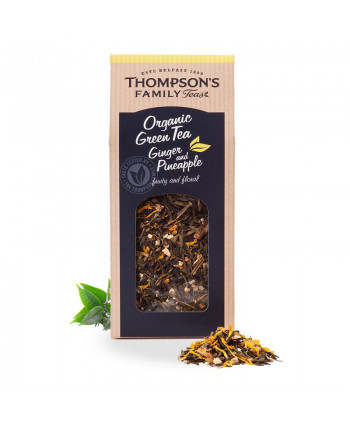 Herbata Thompson's Organic Green Tea Ginger and Pineapple